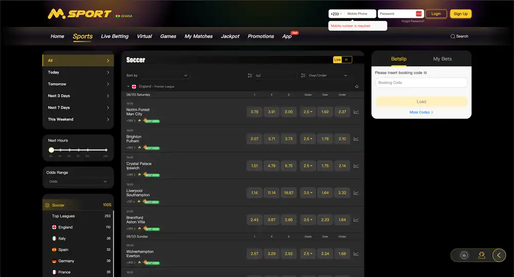 MSport Sportsbook